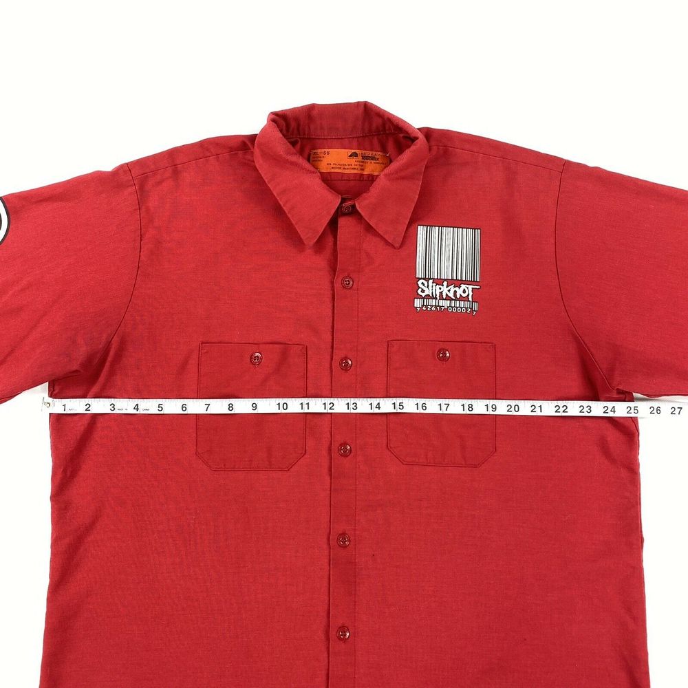 00's Slipknot Barcode Metal Band Button Up Shirt - Picture 3 of 9